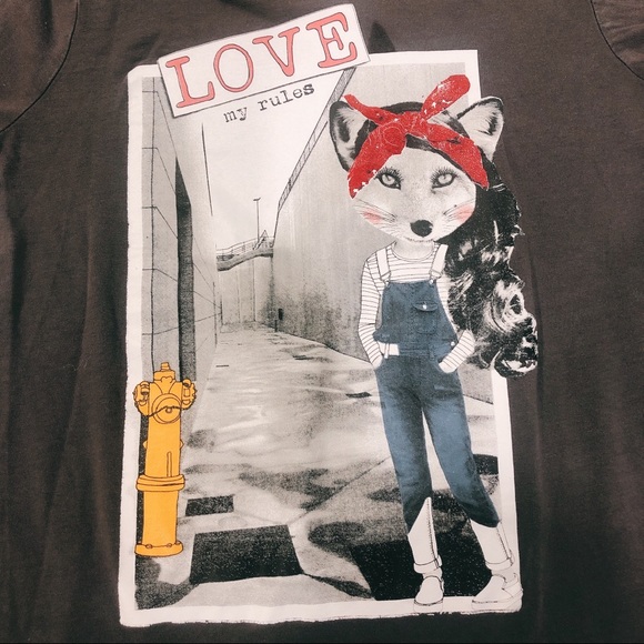 Sara bundle of 2 long sleeve shirts size 11/12 - Picture 3 of 5